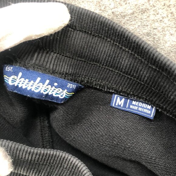 Chubbies Sweat Shorts Mens M Black 6'' Drawstring Lounge - Picture 7 of 8